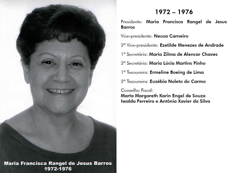 Maria Francisca Rangel de Jesus Barros | 1972-1976